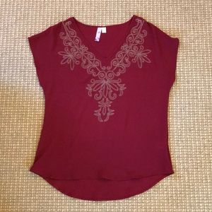 Francesca’s sparkly holiday top